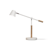 Lampe Unilux Vicky &ndash; hvid/tr&aelig;  