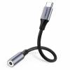 Ugreen 30632 kabel til mobiltelefon Sort USB C 3.5mm