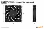 BE QUIET BL094 SilentWings 4 120mm PWM