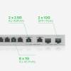 12port mngd MultiGig switch w/8ports 1G