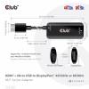 Club 3D CAC-1335 HDMI til DisplayPort aktiv Adapter med USB kabel Sort