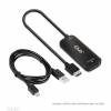 Club 3D CAC-1335 HDMI til DisplayPort aktiv Adapter med USB kabel Sort