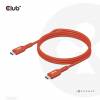 Club 3D USB 2.0 USB Type-C kabel 4m Rød