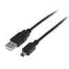 StarTech.com USB 2.0 USB-kabel 2m Sort