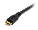 StarTech.com 1m High Speed HDMI Cable with Ethernet HDMI to HDMI Mini HDMI-kabel med Ethernet 1m Sort