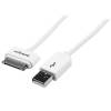 StarTech.com Apple 30-pin Dock Connector to USB Cable iPhone iPod iPad Opladnings-/dataadapter 1m