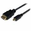 StarTech.com HDMI han -> Mikro HDMI han 2 m Sort