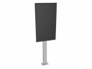 M Public Display Stand Pillar 210cm Silv