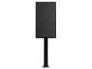 M Public Display Stand Pillar 210cm Blac