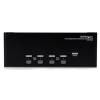 StarTech.com 4 Port Triple Monitor DVI USB KVM  Audio & USB 2.0 Hub - Multi Monitor KVM - USB DVI KVM  (SV431TDVIUA) KVM / audio / USB switch Desktop