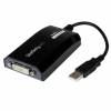 StarTech.com USB to DVI Adapter - 1920x1200 - External Video & Graphics Card - Dual Monitor Display Adapter Cable - Supports Mac & Windows (USB2DVIPRO2) USB / DVI adapter 27m