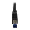 StarTech.com USB 3.0 USB-kabel 1m Sort