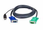 ATEN Micro-Lite 2L-5203U Kabel til tastatur / video / mus (KVM)