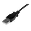 StarTech.com 1m Mini USB Cable Cord - A to Up Angle Mini B - Up Angled Mini USB Cable - 1x USB A (M), 1x USB Mini B (M) - Black (USBAMB1MU) USB-kabel 1m Sort