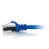 Cbl/15m CAT6A Shielded Patch Cable Blue