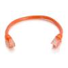 Cbl/0.5M Mlded/Btd Orange CAT5E PVC UTP