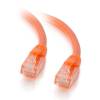 Cbl/0.5M Mlded/Btd Orange CAT5E PVC UTP