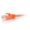 Cbl/0.5M Mlded/Btd Orange CAT5E PVC UTP