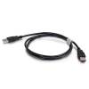 Cbl/2m USB 2.0 A Male/A Male Black