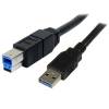 StarTech.com USB 3.0 USB-kabel 3m Sort