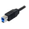 StarTech.com USB 3.0 USB-kabel 3m Sort