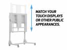 M Motorized Floorstand 80 kg White HD