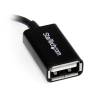 StarTech.com USB 2.0 On-The-Go USB-adapter 12.7cm Sort