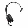 Jabra Evolve2 65 MS Mono Tr&aring;dl&oslash;s H&oslash;retelefoner Sort