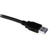 STARTECH 5ft Black USB 3 A-A M/F Cable