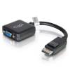 20cm DisplayPort M to VGA F BLK