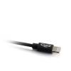1m USB A to Lightening Cable Black