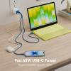 Targus HyperJuice Adapter 65Watt 1xUSB-A 2.0 2xUSB-C