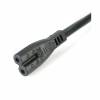 StarTech.com Strøm IEC 60320 C7 Effekt BS 1363 (male) Sort 1m Strømkabel