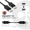 Club 3D CAC-1064 DisplayPort til DisplayPort 1.2 kabel 3m Sort