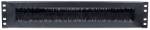 Intellinet 19 Cable Entry Panel, 2U, Brush Insert, Black Rack kabel indgangspanel med børste Sort