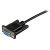 StarTech.com Nulmodem-kabel Sort 1m