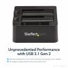 StarTech.com SATA Hard Drive - USB 3.1 (10Gbps) Hard Drive Dock for 2.5 & 3.5 SATA SSD / HDD Drives (SDOCK2U313) Lagringskontrol