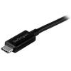 StarTech.com USB 3.1 USB Type-C kabel 1m Sort