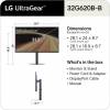 LG 32G620B-B 32 IPS 2560 x 1440 (2K) HDMI DisplayPort 200 Hz