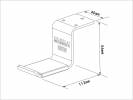 M Headset Holder Desk White