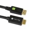 TECHly Videoadapterkabel DisplayPort / HDMI 2m Sort