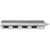 StarTech.com 4 Port Portable USB 3.0 Hub Built-in Cable - Aluminum and Compact USB Hub (ST43004UA) Hub 4 porte USB