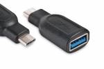 Club 3D CAA-1521 USB-C 3.1 gen 1 til USB-A Adapter Sort