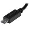 StarTech.com USB On-The-Go USB-kabel 20.32cm Sort