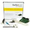 StarTech.com 3-port M.2 SSD (NGFF) Adapter Card - Supports 1x PCIe (NVMe) M.2 SSD, 2x SATA III M.2 SSDs - PCIe 3.0 Adapter (PEXM2SAT32N1) Interfaceadapter