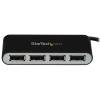 StarTech.com 4 Port USB 2.0 Hub - USB Bus Powered - Portable Multi Port USB 2.0 Splitter and Expander Hub - Small Travel USB Hub (ST4200MINI2) Hub 4 porte USB