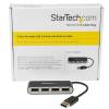 StarTech.com 4 Port USB 2.0 Hub - USB Bus Powered - Portable Multi Port USB 2.0 Splitter and Expander Hub - Small Travel USB Hub (ST4200MINI2) Hub 4 porte USB