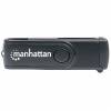 Manhattan USB-A Mini Multi-Card Reader/Writer, 5 Gbps (USB 3.2 Gen1 aka USB 3.0), 24-in-1, SuperSpeed USB, Windows or Mac, Black, Three Year Warranty, Blister Kortlæser USB 3.0