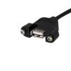 STARTECH 1ft Panel Mount USB Cable USB A
