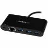 StarTech.com 3 Port USB-C Hub   & 60W Power Delivery Passthrough - USB-C to 3xUSB-A - 5Gbps USB 3.0 Type-C Adapter Hub (HB30C3AGEPD) Hub 3 porte USB